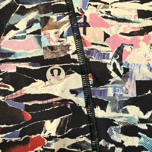 Lululemon Athletics Leggings Abstract Print Full Length Size 8 Athletic Yoga - Picture 2 of 9